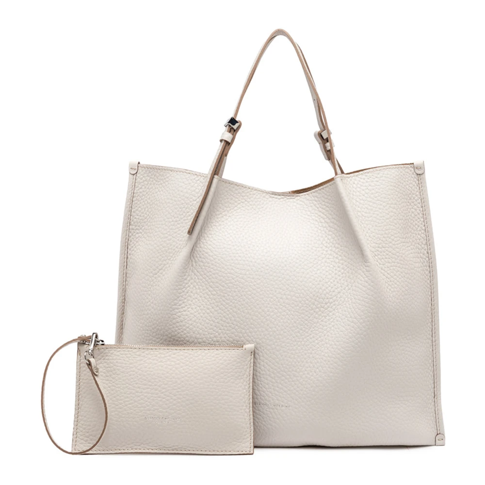 Gianni Chiarini Stijlvolle schoudertas met magnetische sluiting White Dames