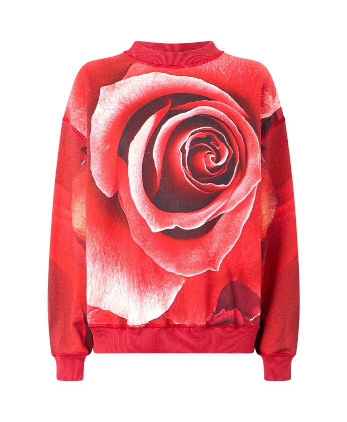 sweatshirt-avec-imprime-maxi-rose