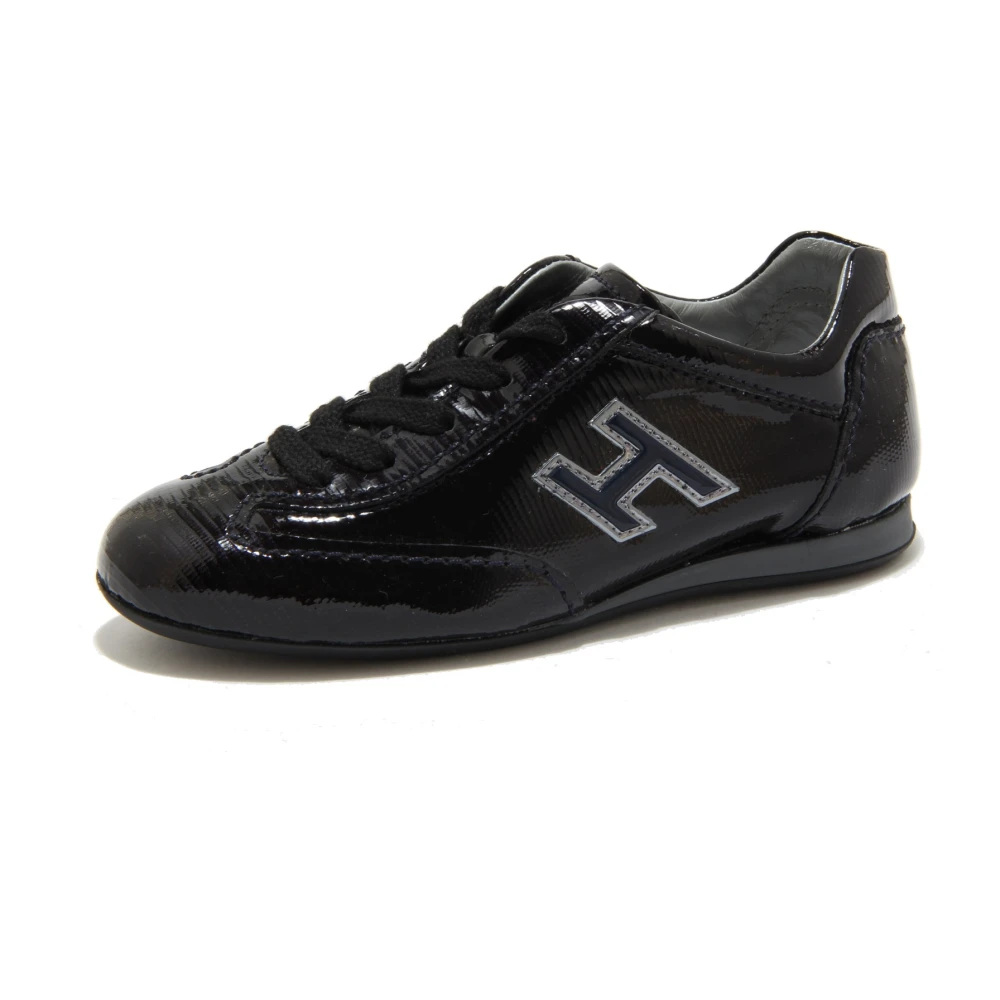 Hogan Girls Black Kids Sneakers, 29 Eu, Olympia Sneaker Shoes