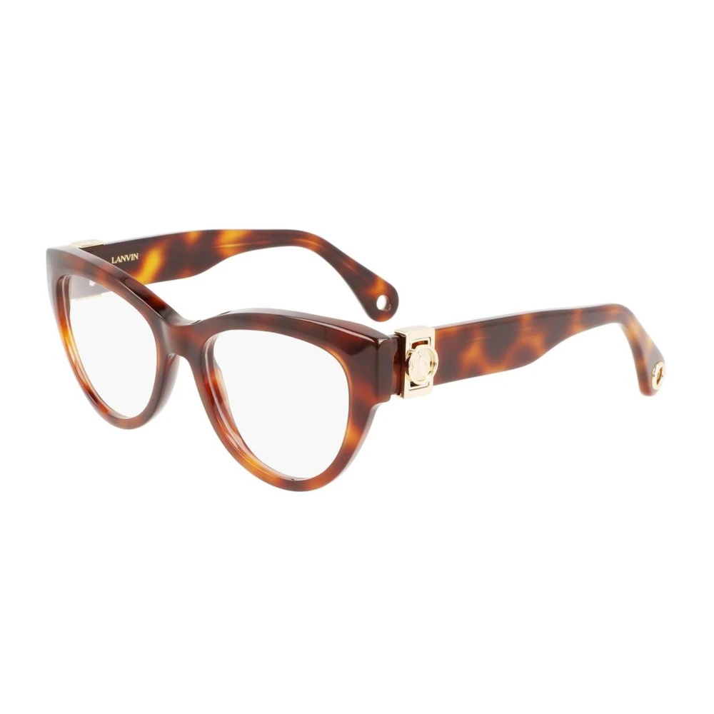 Lanvin Bruine Acetaatmontuur Bril voor Vrouwen Brown Dames