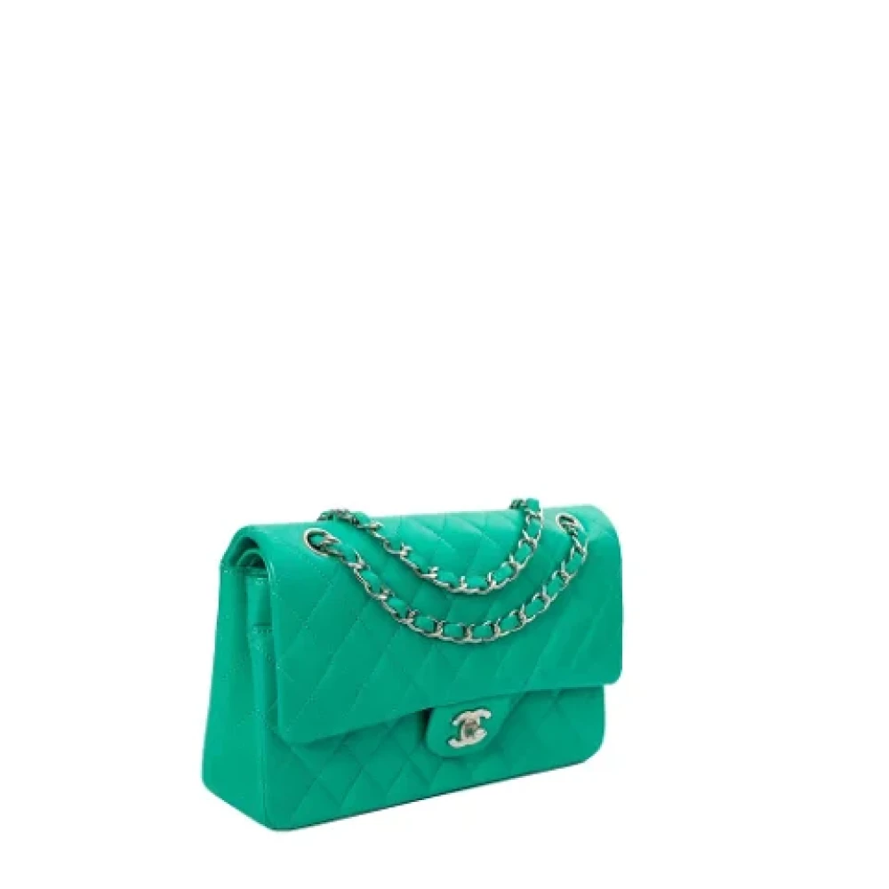 Chanel Vintage Pre-owned Leather chanel-bags Green Dames