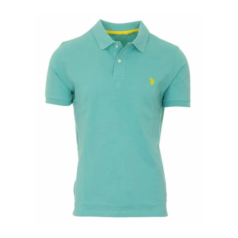 U.s. Polo Assn. Homme Bleu Tops, Taille: L Polo Manches Courtes