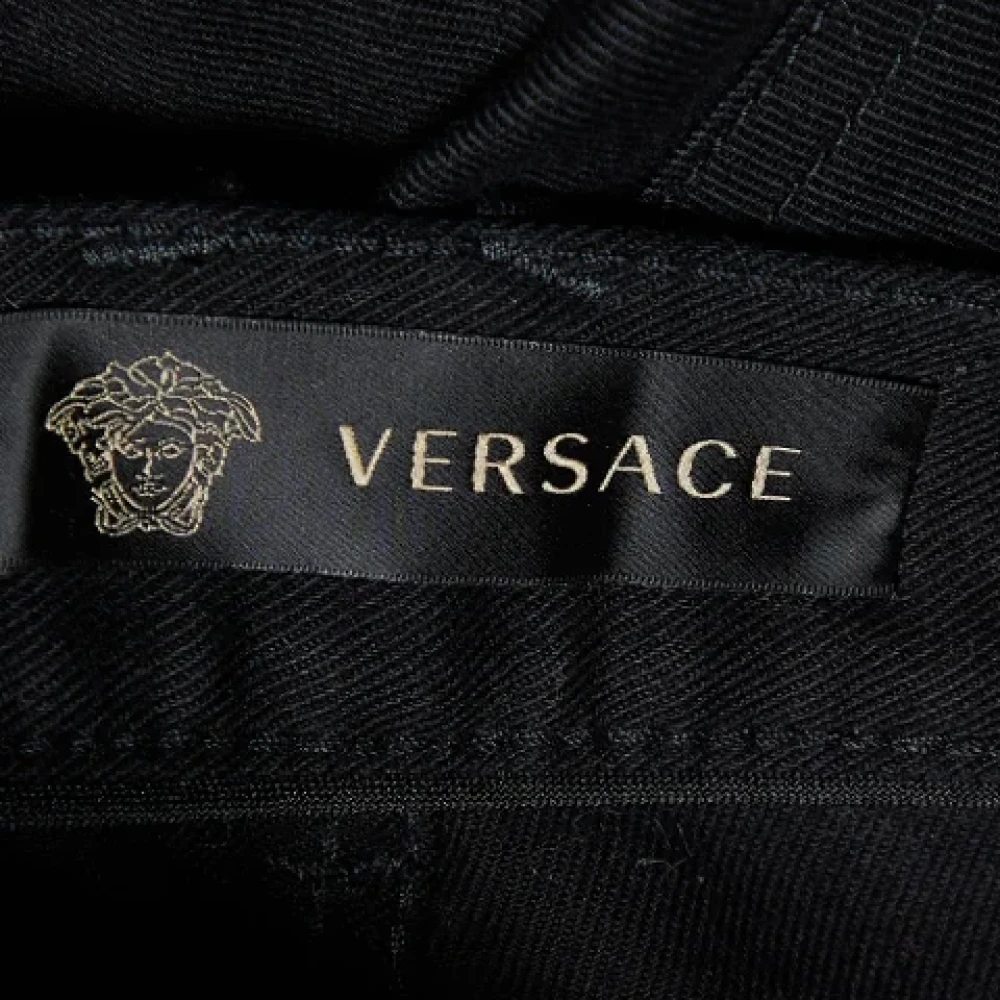Versace Pre-owned Denim jeans Black Dames