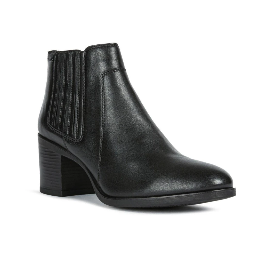 Geox Women's Black Ankle Boots,, Dew Asheel Boots Size 3 Uk