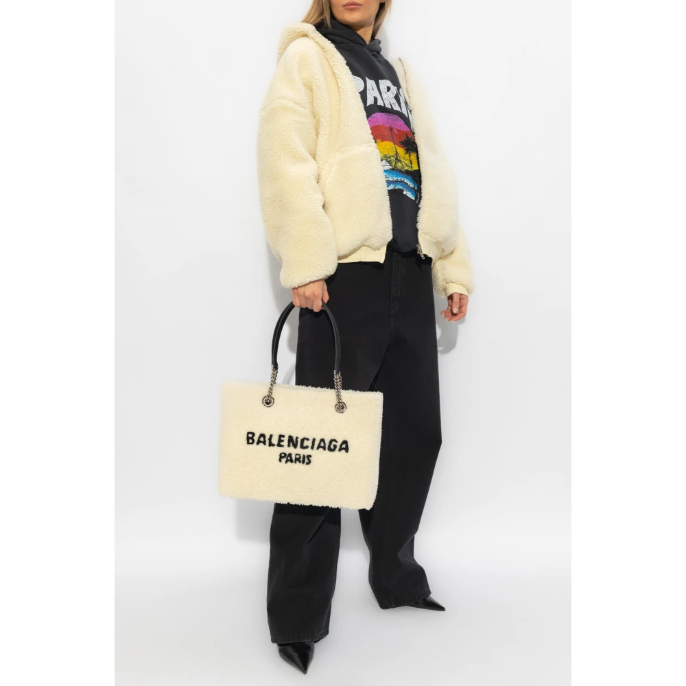 Balenciaga Fleece hoodie Beige Dames
