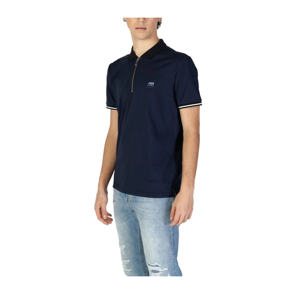 Antony Morato Blauw Katoenen T-Shirt Collectie Lente Zomer Blue Heren