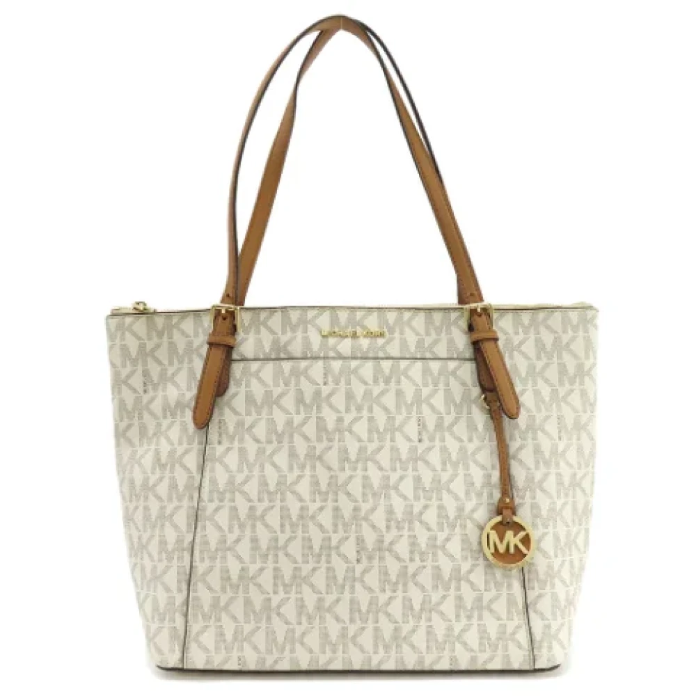 Michael Kors Pre-owned Canvas totes Beige Dames