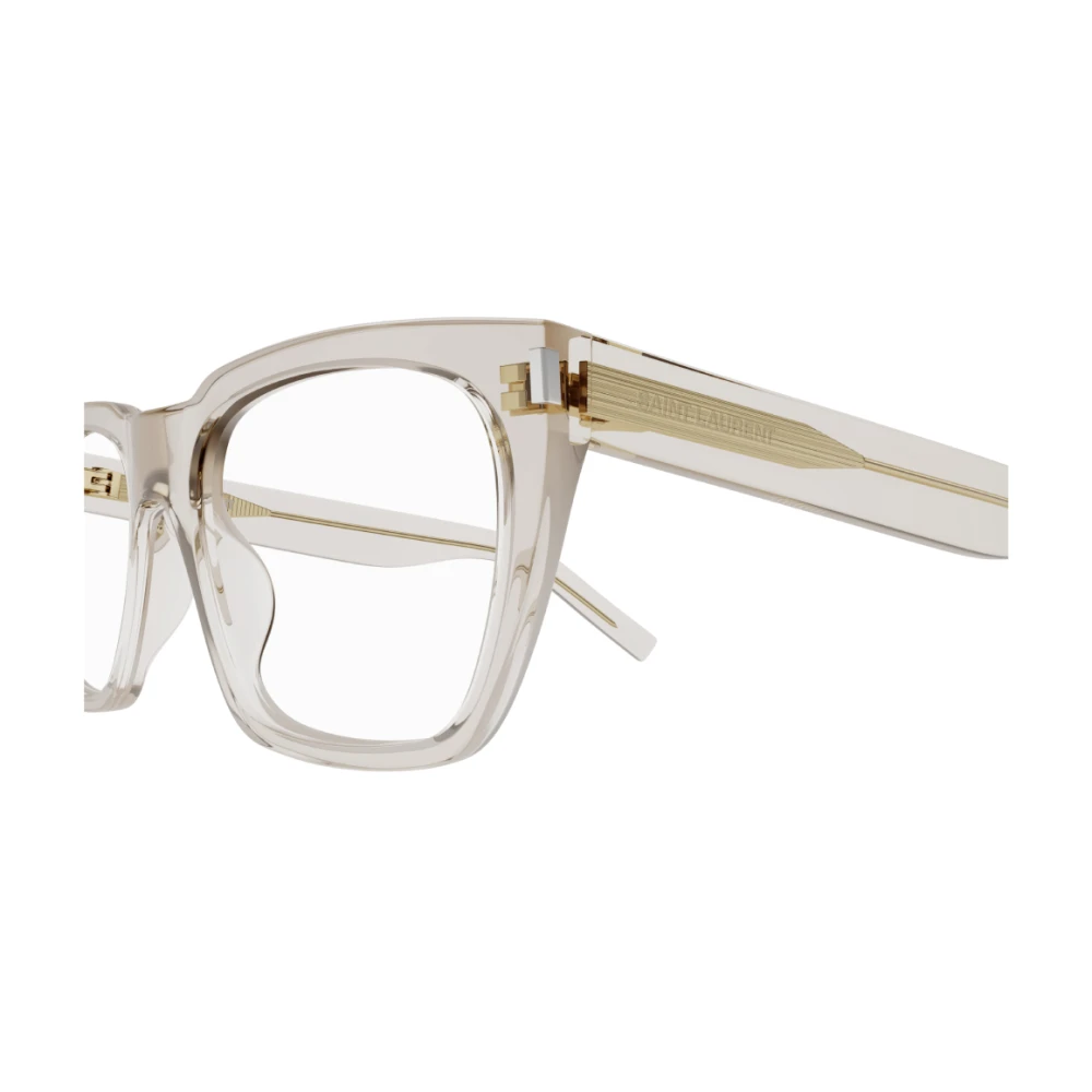 Saint Laurent Elegante Brillen Beige Heren
