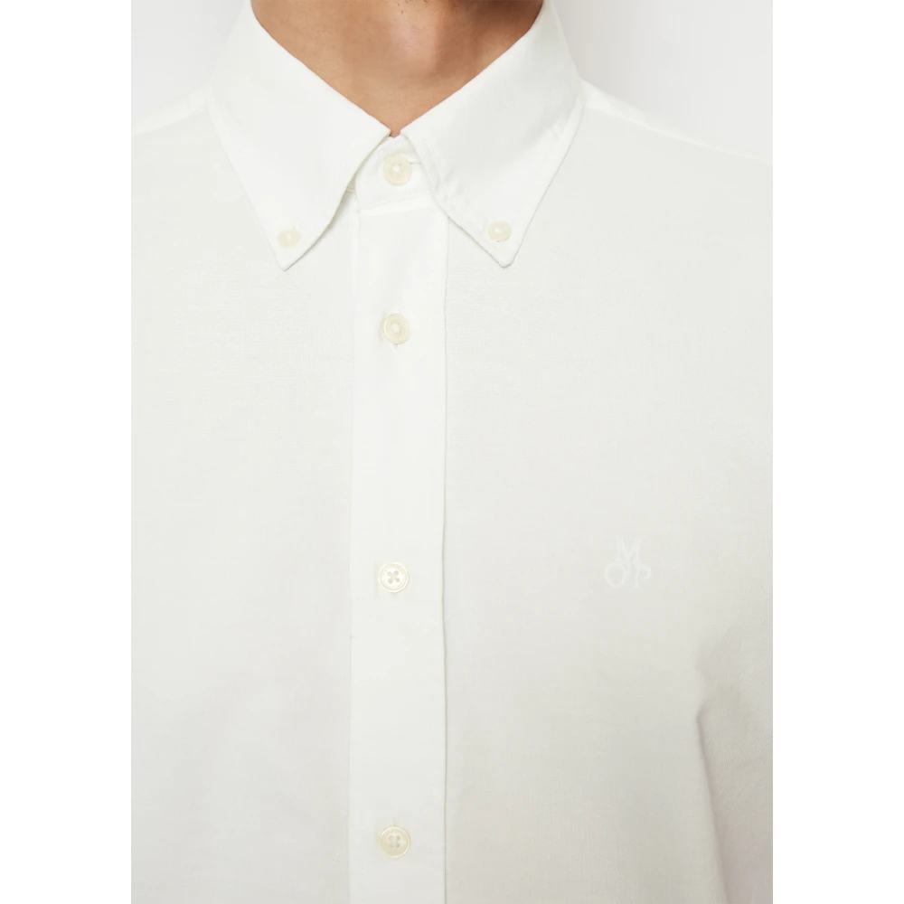 Marc O'Polo Oxford overhemd regular White Heren