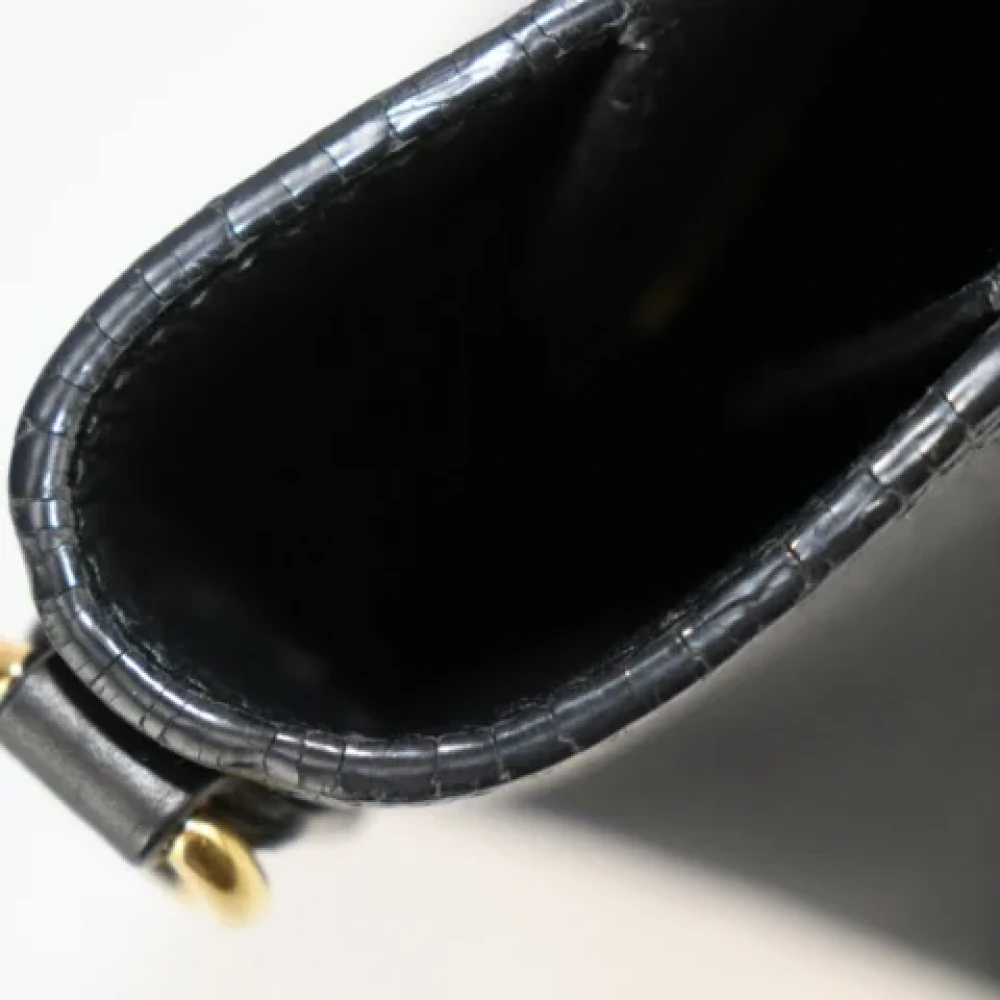 Salvatore Ferragamo Pre-owned Leather handbags Black Dames
