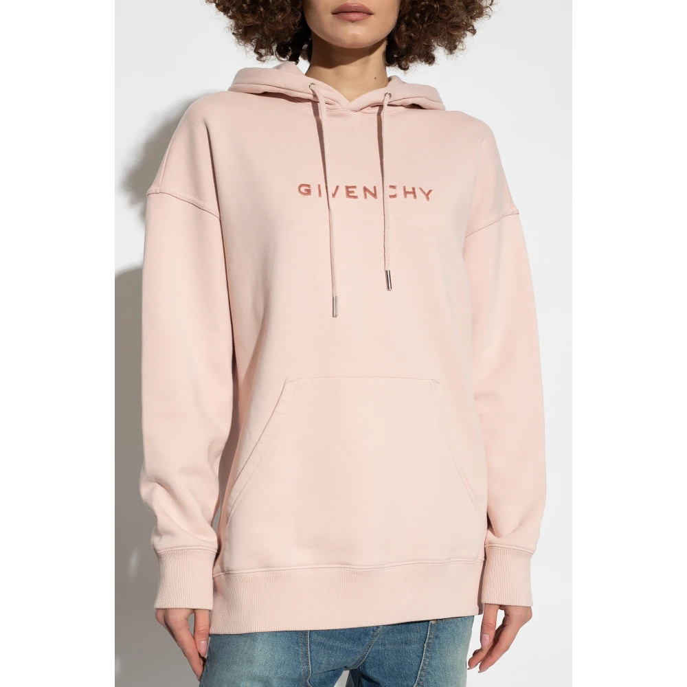 Givenchy Hoodie met logo Pink Dames