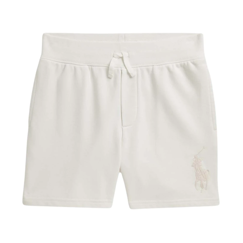 Polo Ralph Lauren Boys White Shorts, Xl, Cotton Shorts With Logo