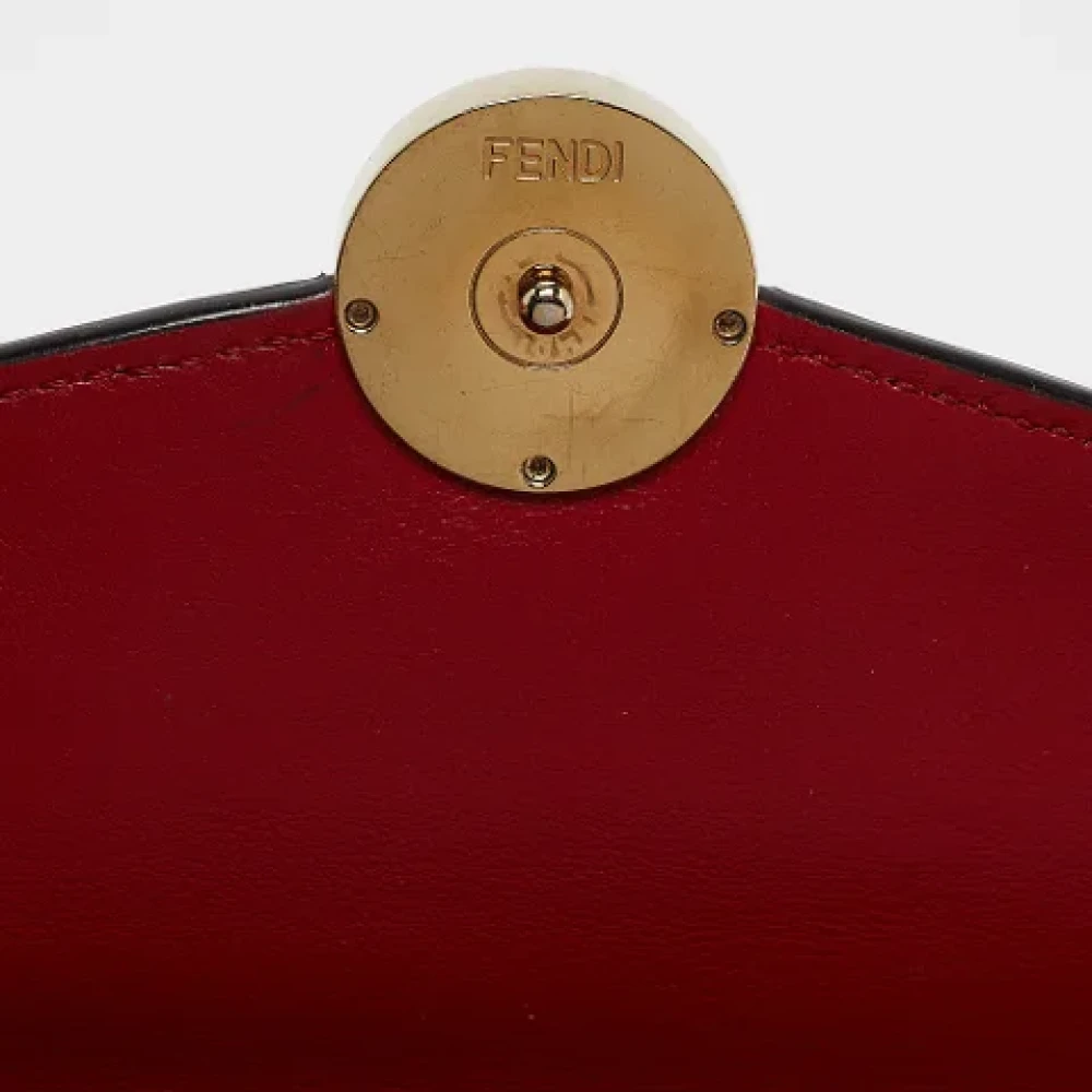 Fendi Vintage Pre-owned Leather wallets Red Dames