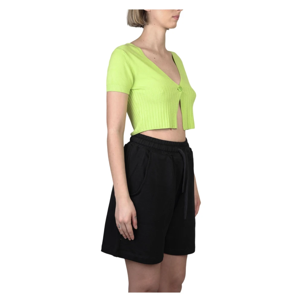 Hinnominate Stijlvolle korte mouw vest Green Dames