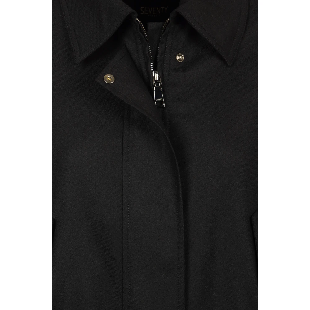 Seventy Zwarte Jas voor Mannen Black Dames