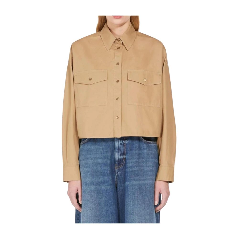 Max Mara Decano Overhemd Beige Dames
