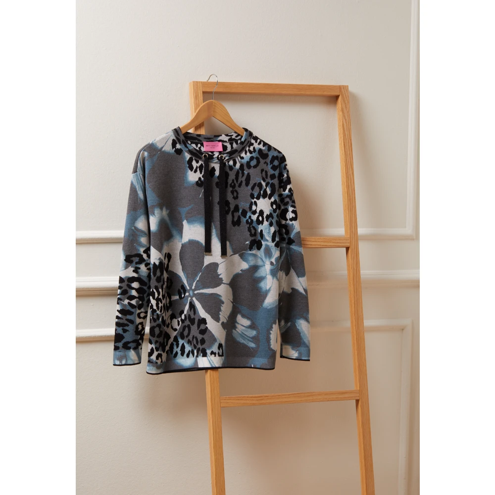 Betty Barclay Dierenprint Fijngebreide Trui Multicolor Dames