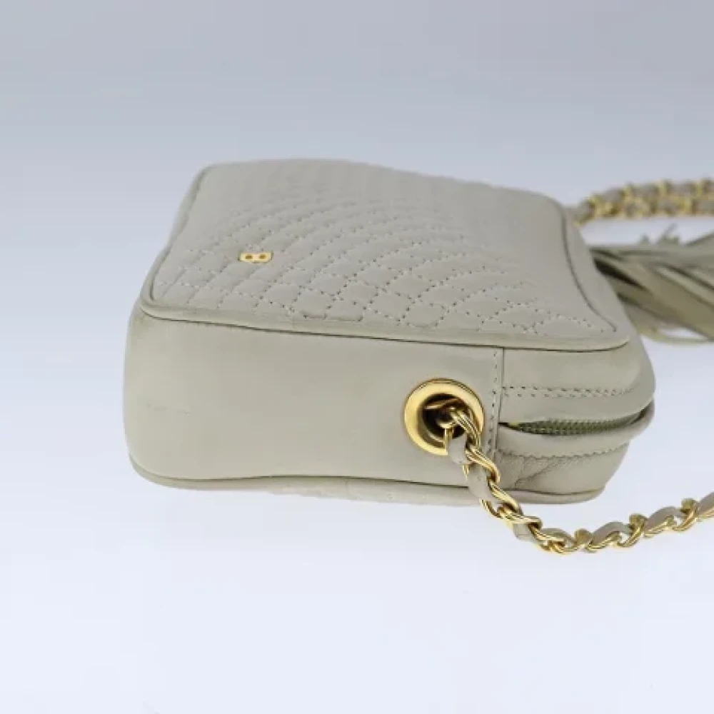 Bally Pre-owned Leather shoulder-bags Beige Dames