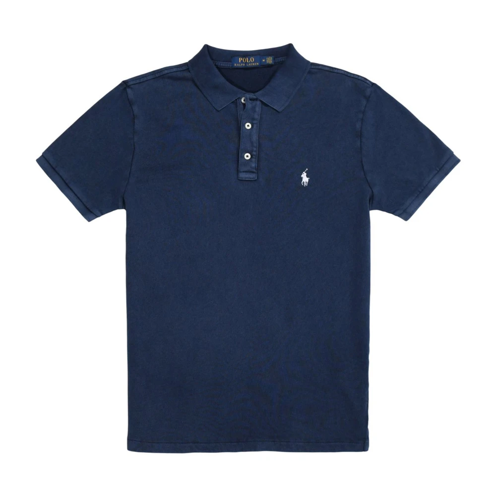 Ralph Lauren Men's Blue Classic Cotton Polo Shirt
