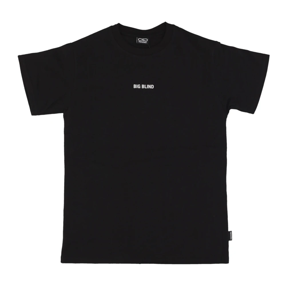 Propaganda Zwarte Slangenprint T-shirt Korte Mouw Black Heren