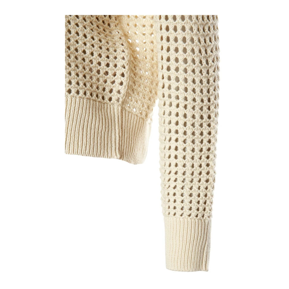 Levi's Superbloom Crochet Sweater Beige Dames