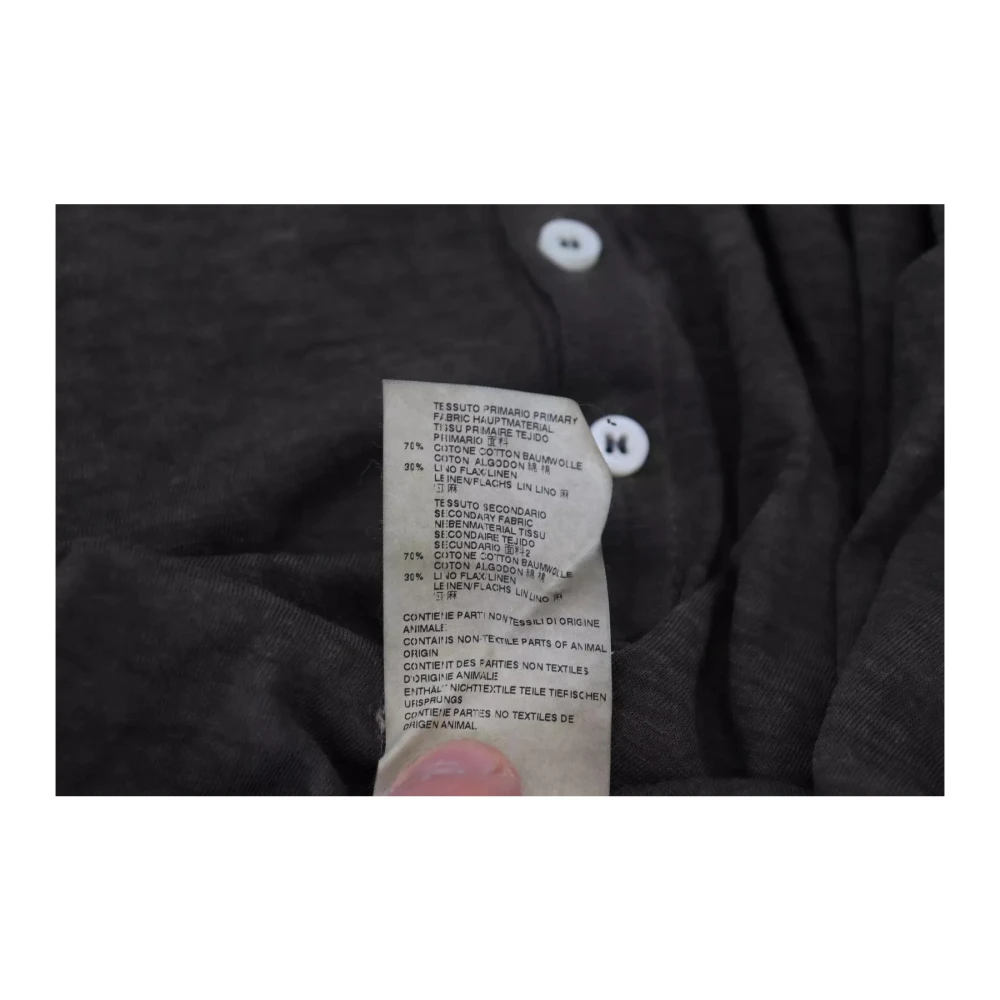 Dsquared2 Katoen Linnen Pullover Trui Grijs Gray Heren