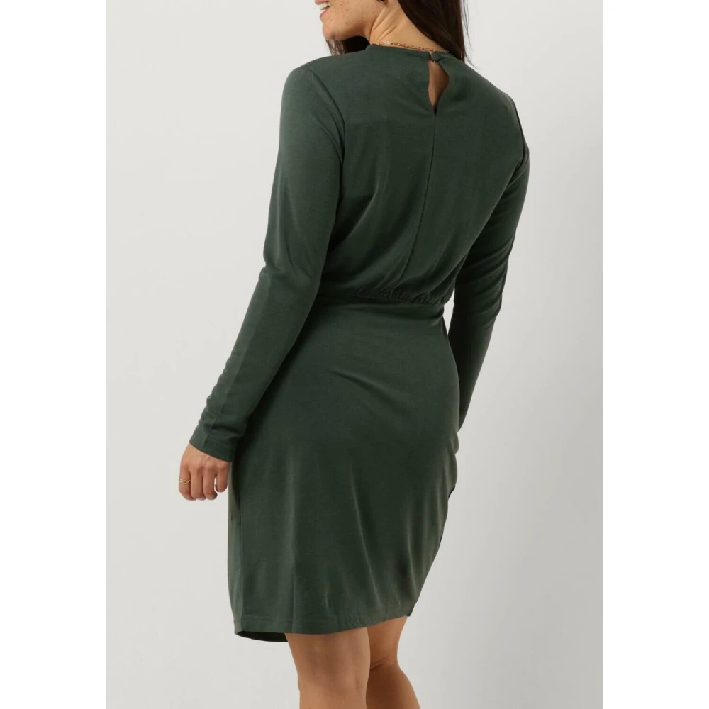 Minus Groene Modal Midi Jurk Green Dames