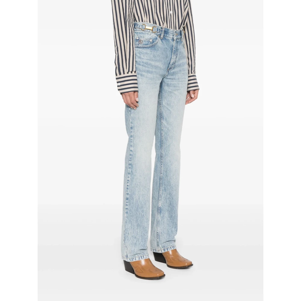 Stella Mccartney Vintage Blauwe Denim Jeans Blue Dames