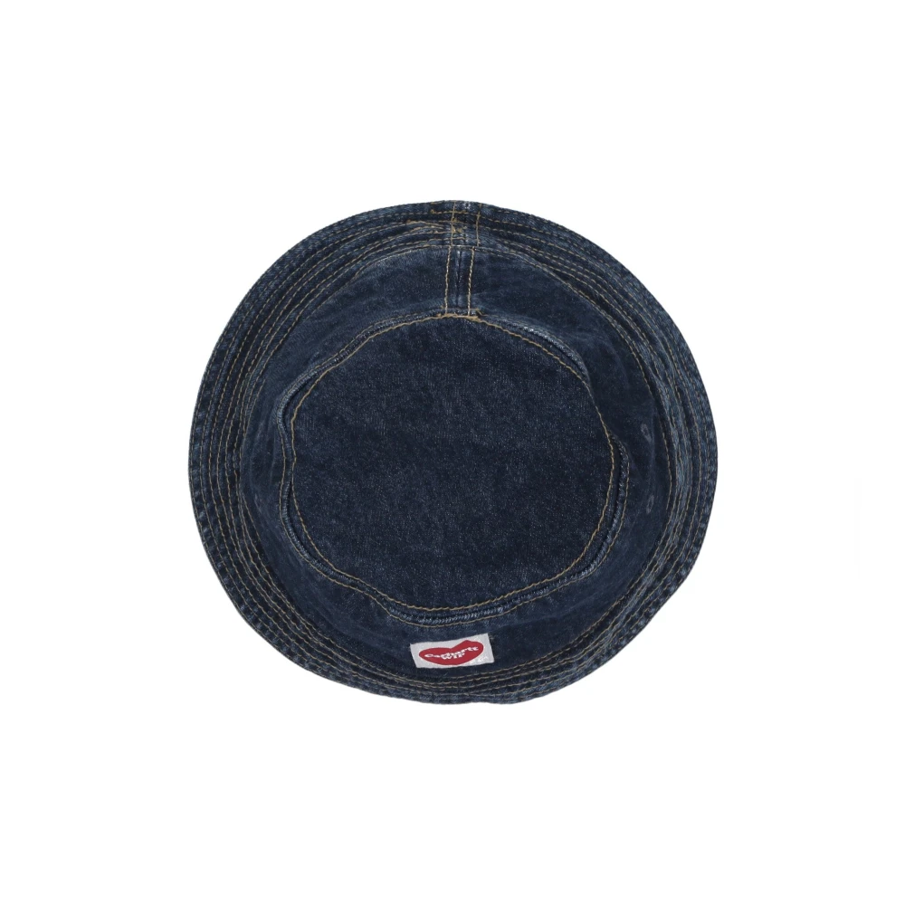 Carhartt WIP Blauw Stone Washed Denim Bucket Hat Blue Heren