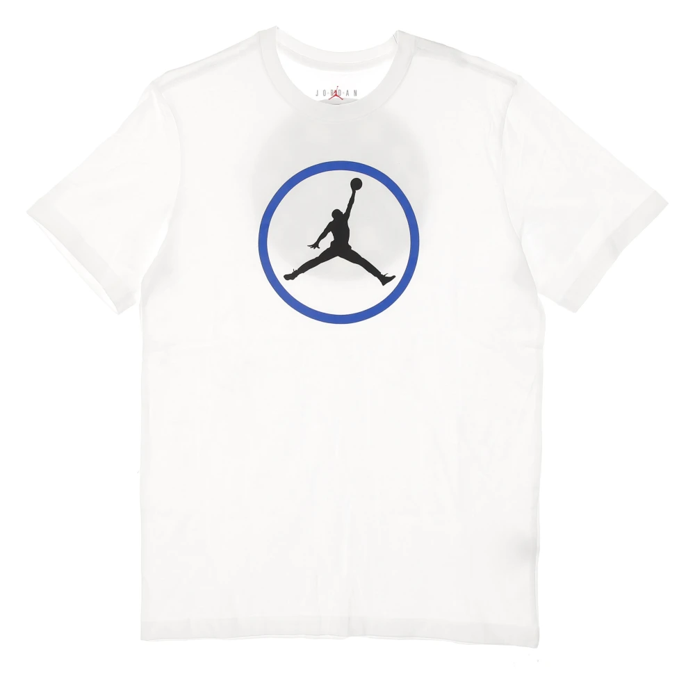 Jordan Sportief Crew Neck Tee Wit Katoen White Heren