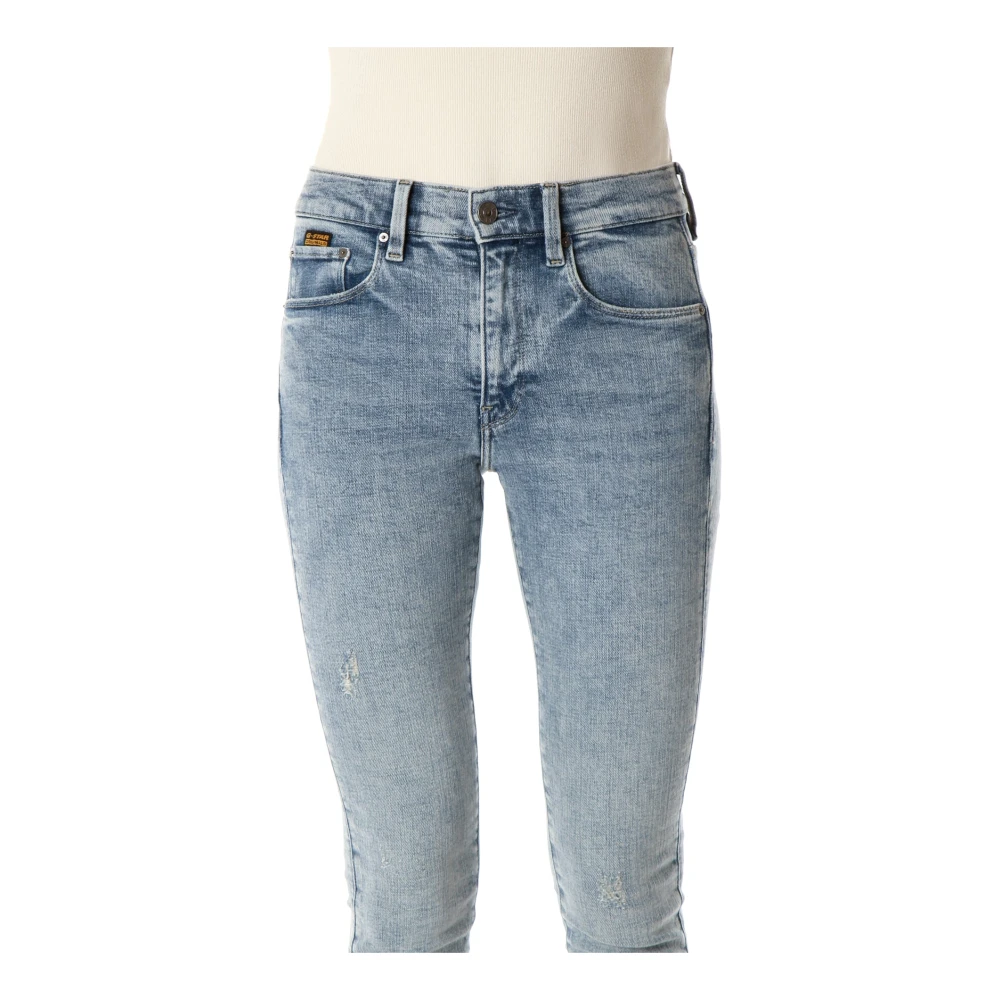 G-Star Mid Waist Skinny Fit Jeans Blue Dames