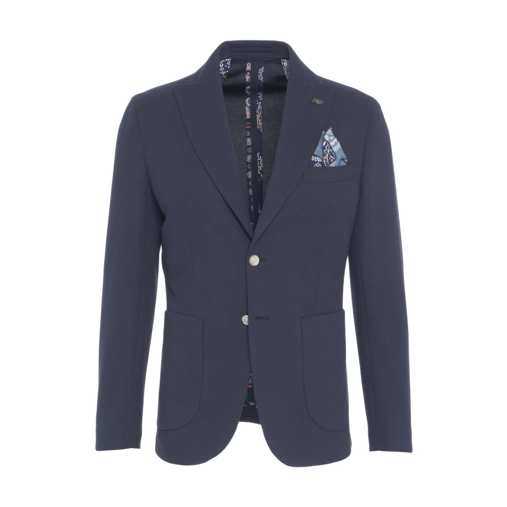 BOB Elegante Blauwe Blazer Larry Blue Heren