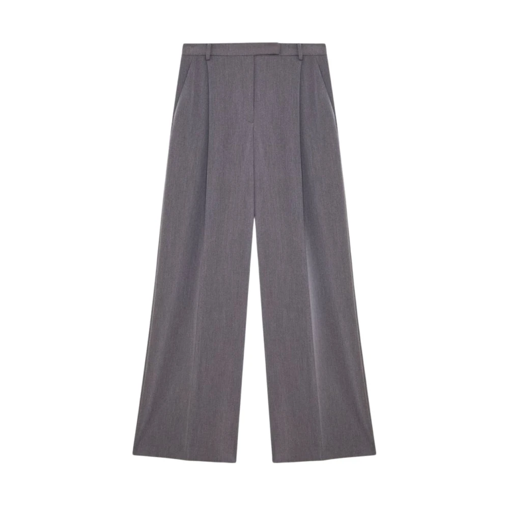 PATRIZIA PEPE Grijze Melange Broek Gray Dames
