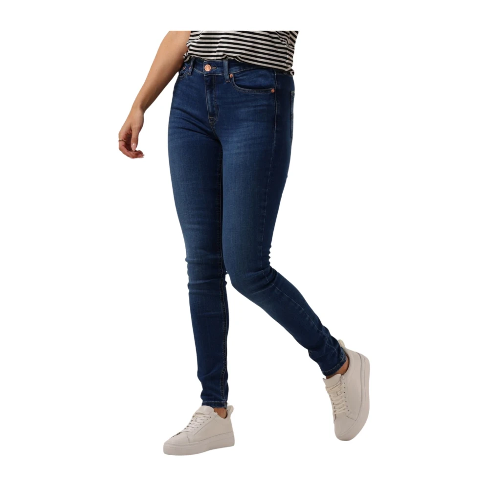 TOMMY JEANS Dames Jeans Nora Md Skn Ah1239 Blauw