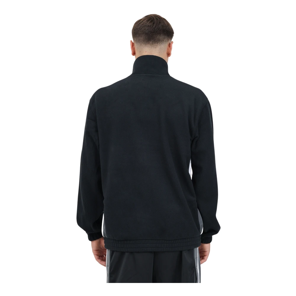 adidas Originals Zwarte Zip Sweater Adibreak Stijl Black Heren