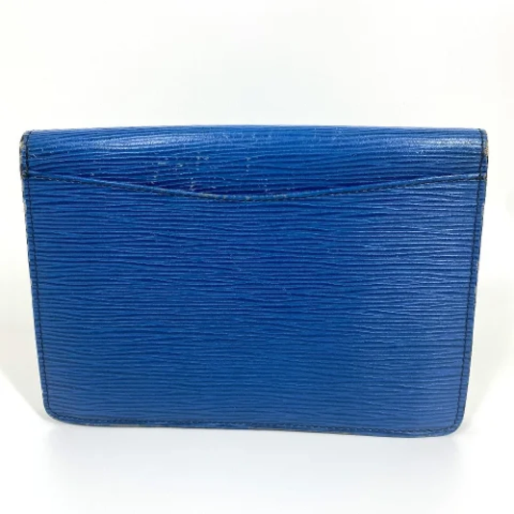 Louis Vuitton Vintage Pre-owned Leather louis-vuitton-bags Blue Dames