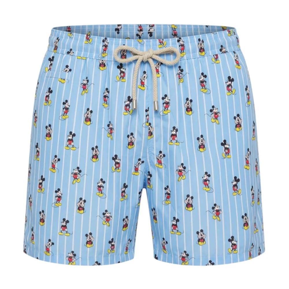Mc2 Saint Barth Men's Blue Beachwear, Xl, Lighting Micro Fantasy Ultralight Swimsuit