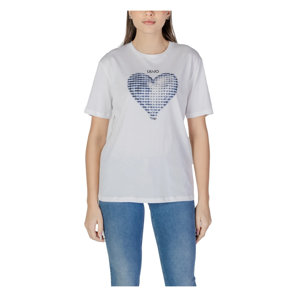 Liu Jo Mujer Blanco Camisetas, Talla: M