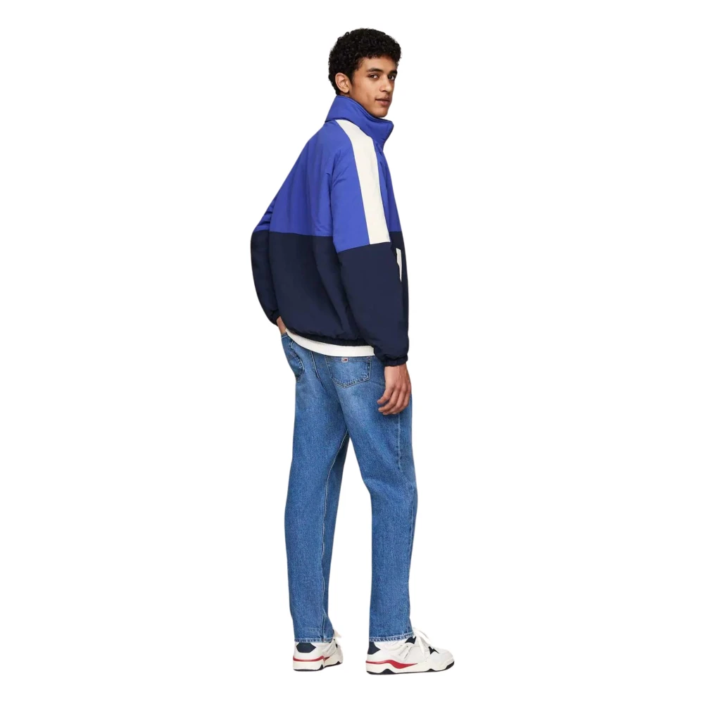 Tommy Hilfiger Omkeerbaar Blokdesign Jas Blauw Blue Heren