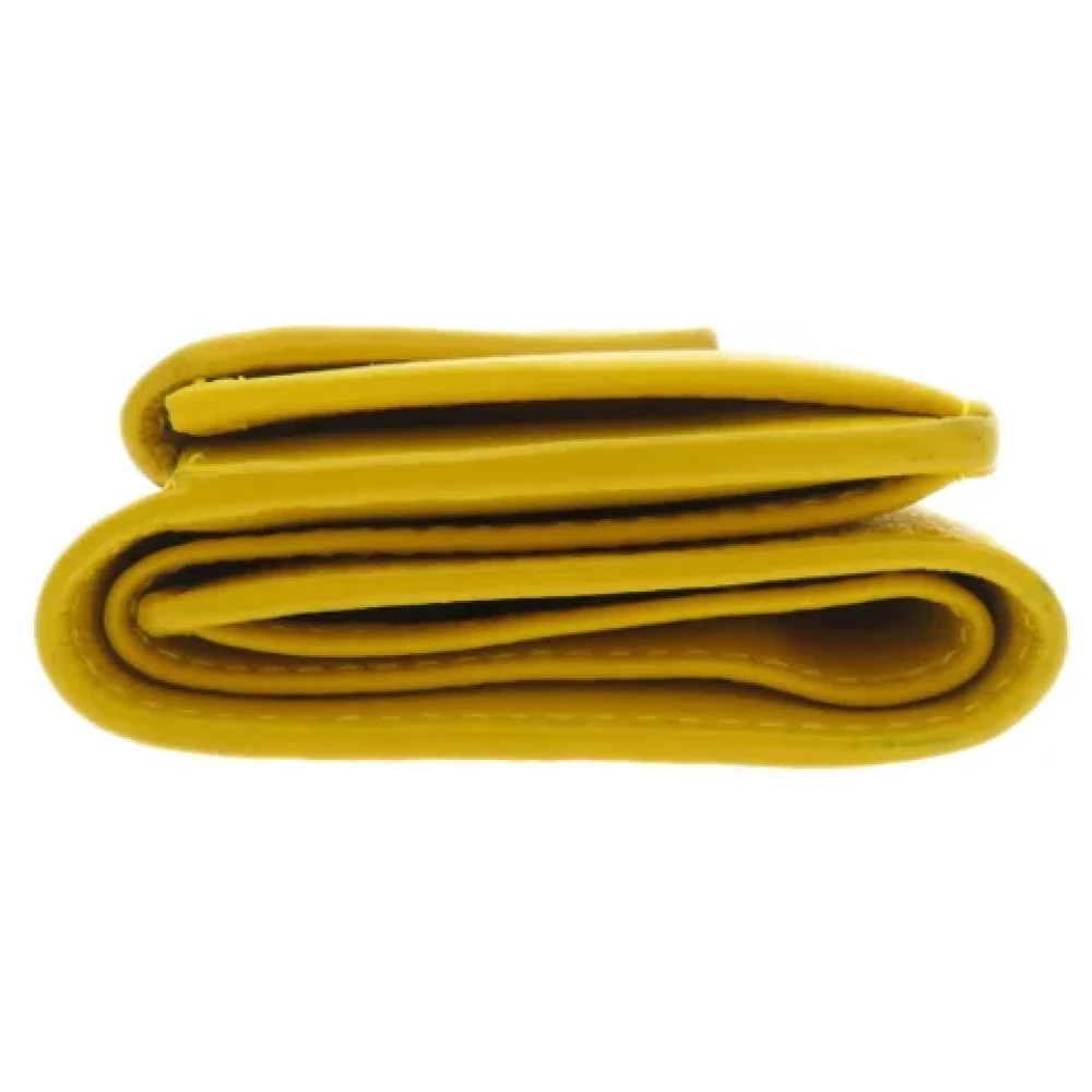 Balenciaga Vintage Pre-owned Leather wallets Yellow Dames