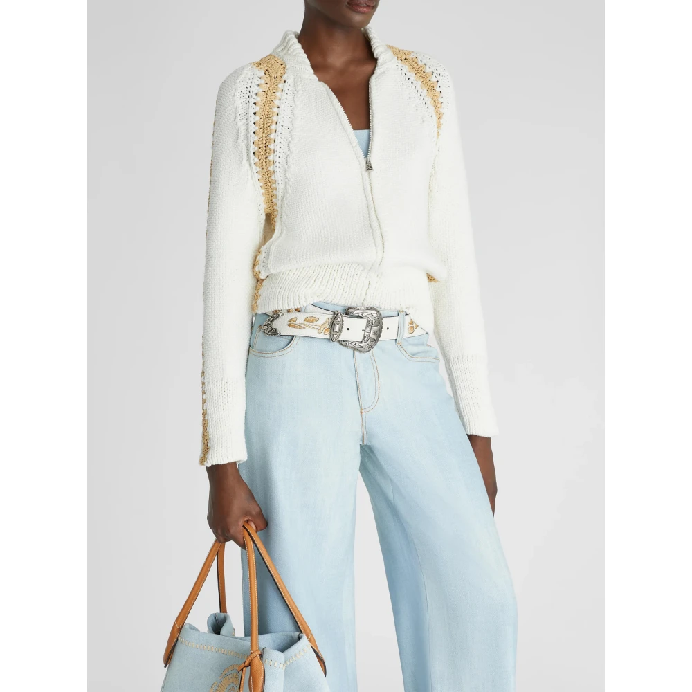 Ermanno Scervino Stijlvolle Bomberjas White Dames