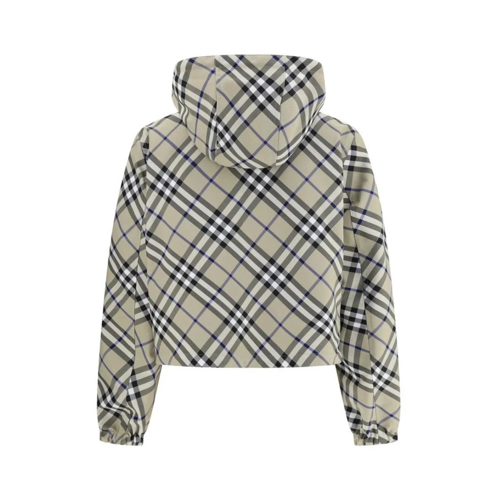 Burberry Omkeerbare Jas met Verstelbare Capuchon en Dubbelzijdig Ontwerp Multicolor Dames