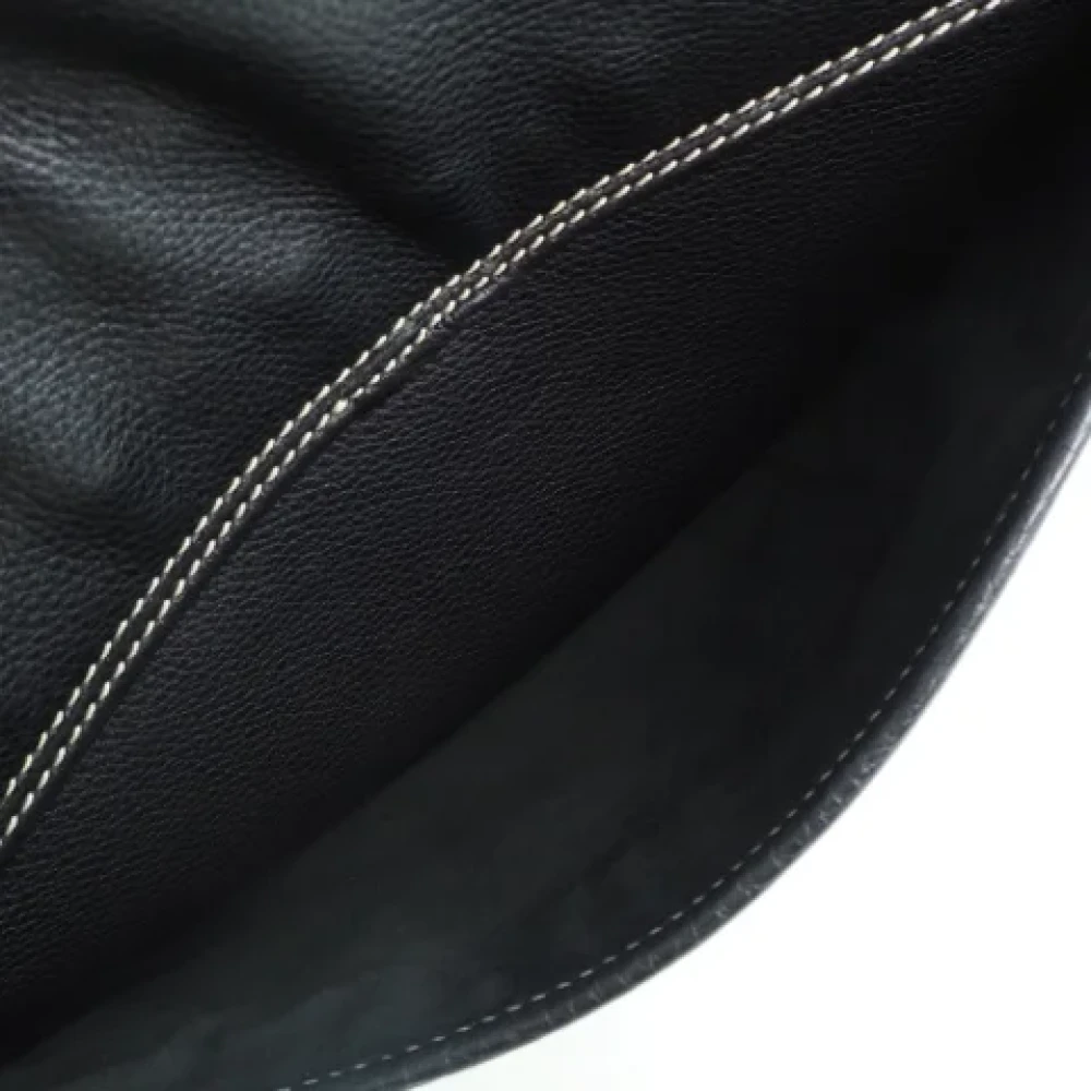 Celine Vintage Pre-owned Leather shoulder-bags Black Dames