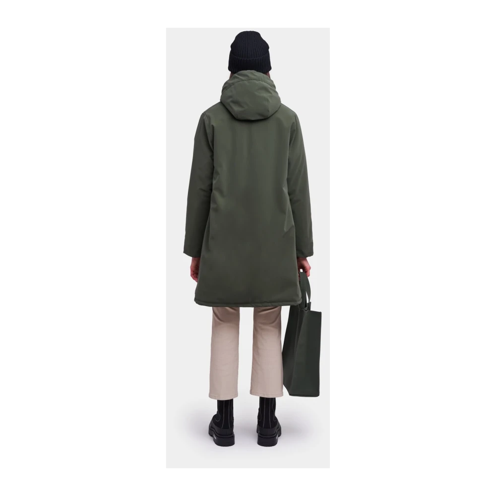 Stutterheim Winter Matte A-Lijn Regenjas Green Dames
