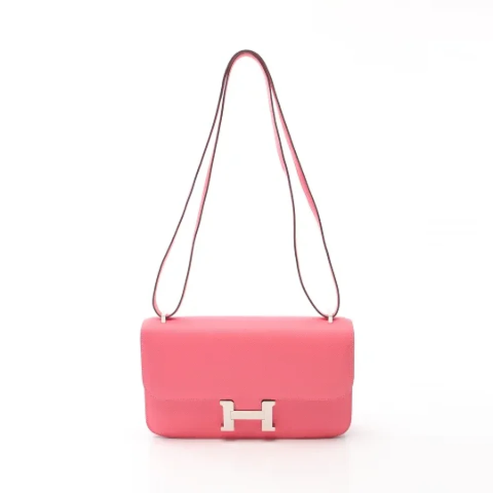 Hermès Vintage Pre-owned Fabric shoulder-bags Pink Dames