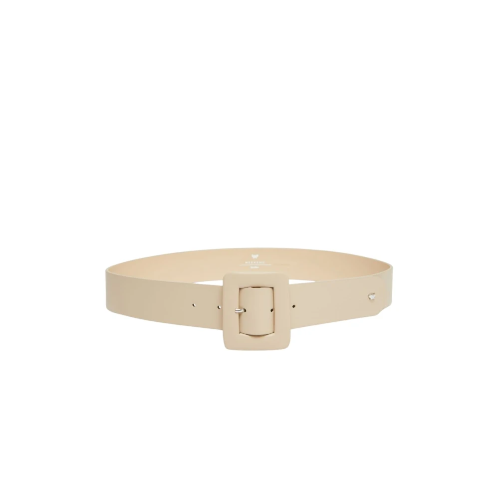 Max Mara Weekend Vlinder Leren Riem Beige Dames