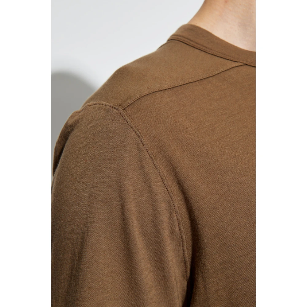 Rick Owens Level T-shirt Brown Heren