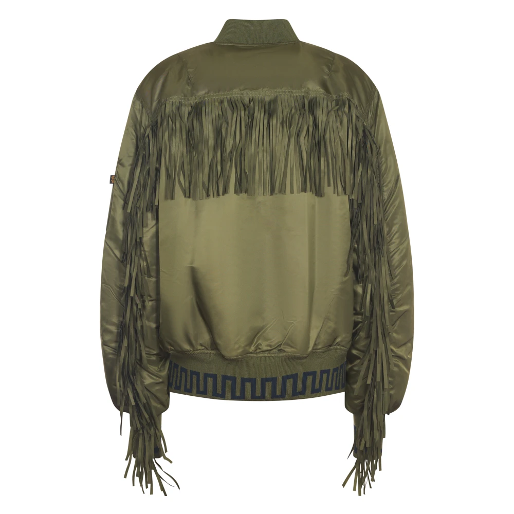 Alanui X Alpha Industries Bomber Green Dames