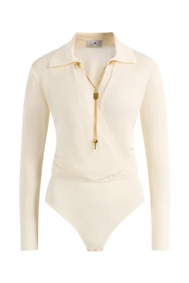 Bodysuit med kedjedetalj