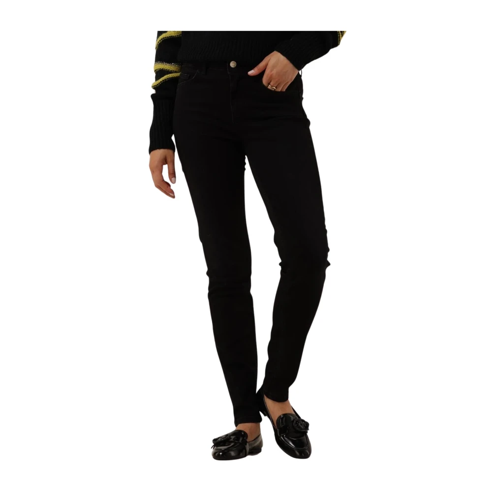 Liu Jo Vrouw Zwart Skinny Jeans Divine H.w.